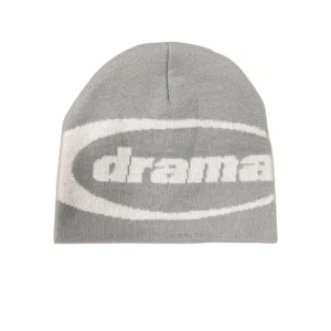 Drama Call Grey Oval Skully Beanie