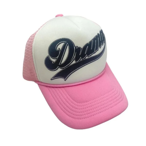 Drama Call Hat Pink And White