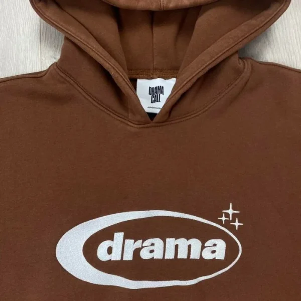 Drama Call Hoodie Brown