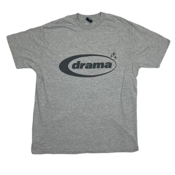 Drama Call Oval T-shirt Grey and Black