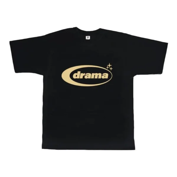 Drama Call Tan Oval Tee (Black)